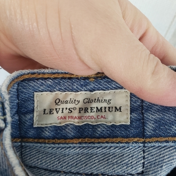 Levi's Premium 501 Button Fly‎ Jeans Blue Size 26x28 - Picture 9 of 12